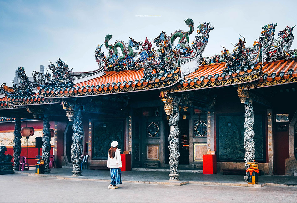 ศาลเทพมังกรเขียว (Qinglong Ancient Temple) ซัวเถา